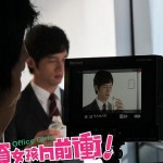 Casts of Office Girls Filming Trailer
