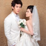 Wu Chun and Liu Zi Yan in Wedding Suit