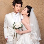 Wu Chun and Liu Zi Yan in Wedding Costume