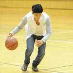 Ji Sung Plays Basketball