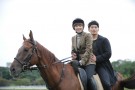 Ji Sung and Choi Kang Hee Horse Riding BTS Videos and Photos