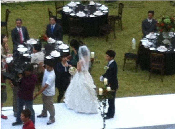 Ji Sung and Choi Kang Hee Wedding