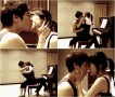 Daniel Choi and Ock Joo Hyun Passionate Kiss on Piano