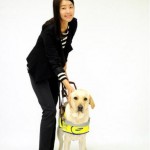 Han Ji Hye and Guide Dog