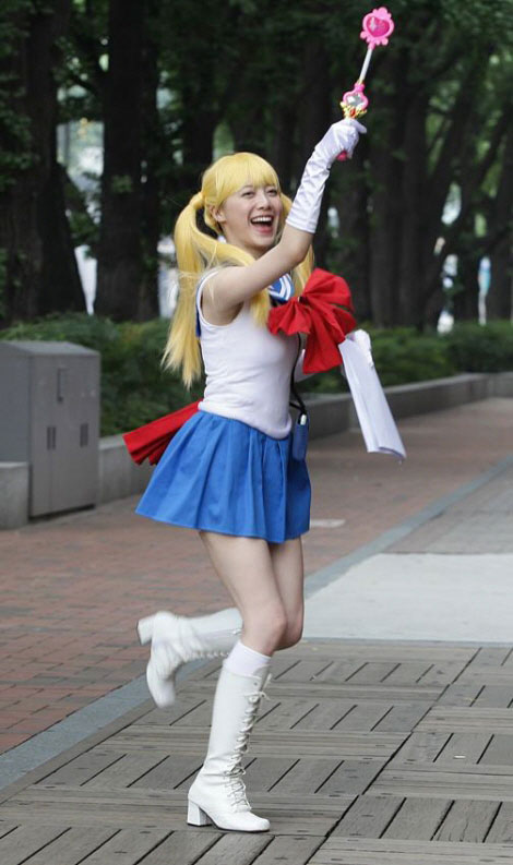 Goo Hye Sun Cosplay as Sailor Moon