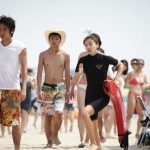 Lee Shi Young at Beach