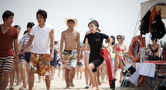 Lee Shi Young at Beach