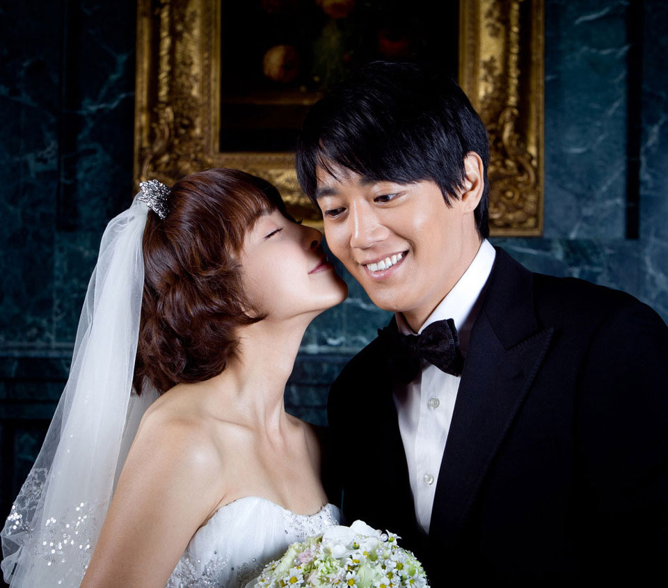 Kim Rae Won and Jung Yu Mi in Wedding Dress Photos Drama Haven