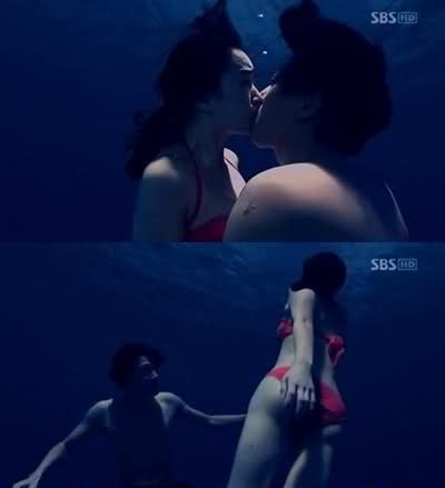 Kim Rae Won and Soo Ae in Bikini Kiss