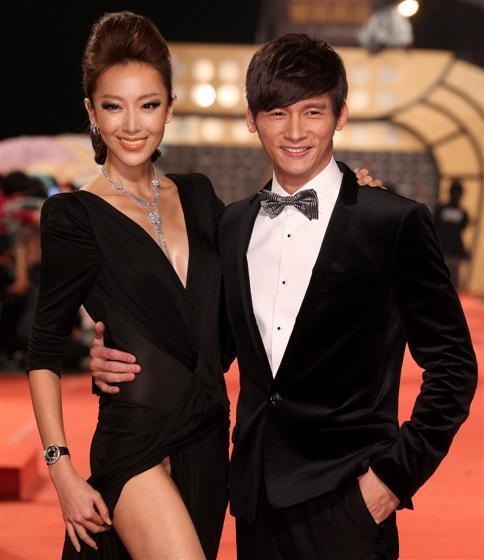 Sonia Sui and Wen Sheng Hao at Golden Bell Awards Red Carpet