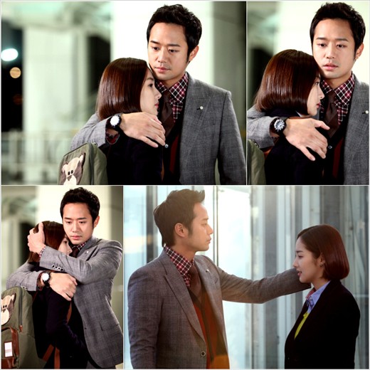 Park Min Young and Chun Jung Myung Hug