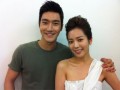 Choi Si Won and Han Ji Min Smiles to Camera Abreast