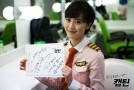Casts of Take Care of Us, Captain Send Autograph Greetings