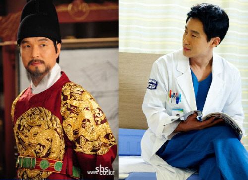 Han Suk Kyu and Shin Ha Kyun