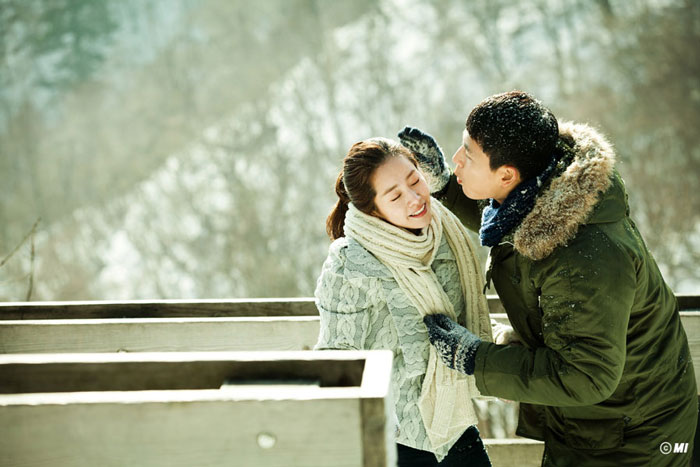 Jung Woo Sung And Han Ji Min Snowy Kiss Breathtakingly Beautiful Drama Haven 