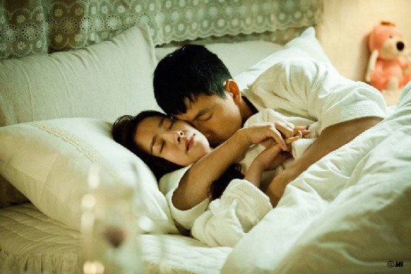 Jung Woo Sung And Han Ji Min Romantic First Night Bed Scene Exposed 