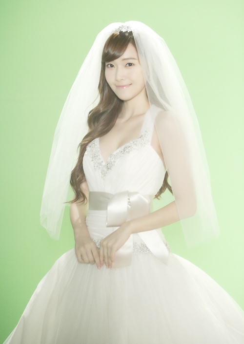 Jessica Jung in Wedding Dress