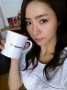 Sin Se Kyung Selca On Set Entices Coffee Drinking