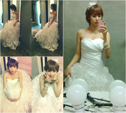 Jewelry Kim Eunjung in Sexy Wedding Dress