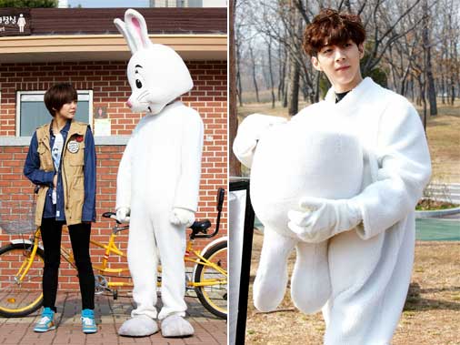 Park Yoo Hwan Transforms Into Bunny Doll for Dating