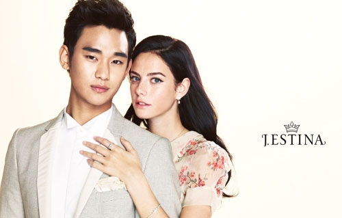 Kaya Scodelario & Kim Soo Hyun Bold Hand on Chest Intimate Contact