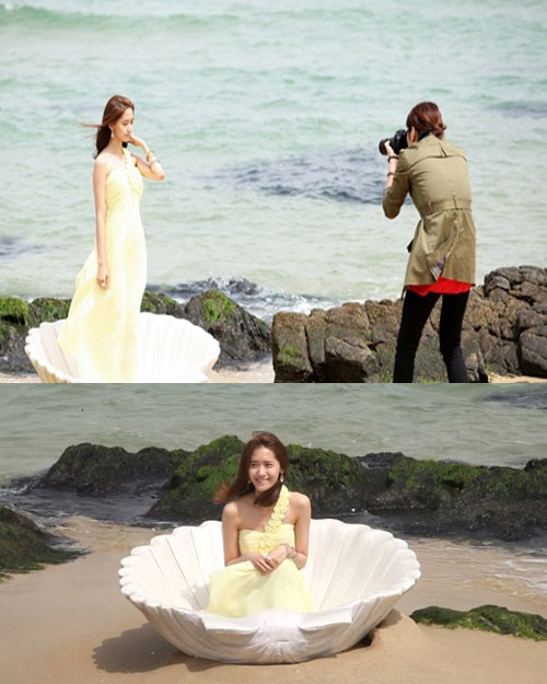 SNSD YoonA – Goddess Venus Born in the Shell