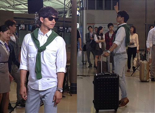 Gong Yoo with Distinctive Airport Fashion